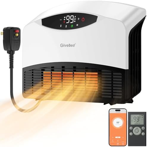 GiveBest Smart Wall Heater for Bathroom with ALCI Plug