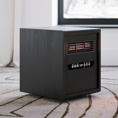 Modern Ember 1500W Infrared Heater with LED Touchscreen