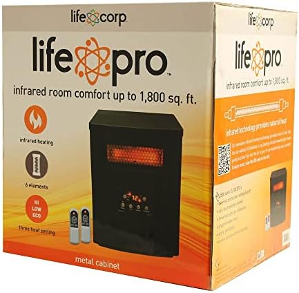 LifeSmart 1500W Portable Space Heater 2 Pack Black