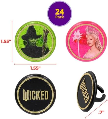 DecoPac Wicked Cupcake Rings 24-Pack