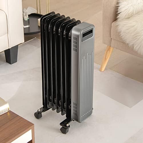 Tangkula 1500W Oil Filled Radiator Heater with 3 Heat Settings 1