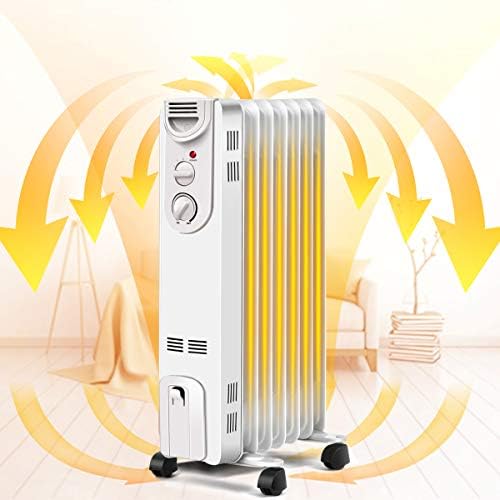 COSTWAY 1500W Oil Filled Radiator Heater with 3 Settings Safety Features