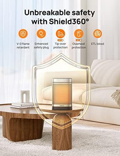 Dreo 1500W Smart Space Heater with WiFi Oscillation Thermostat