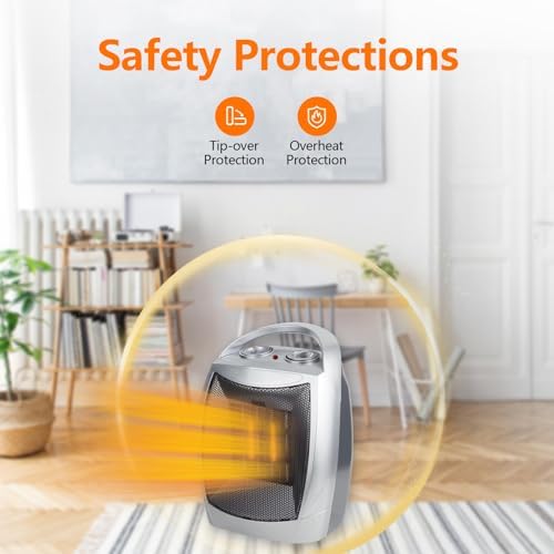 TrendGear Electric Portable Heater with Thermostat and 3 Modes