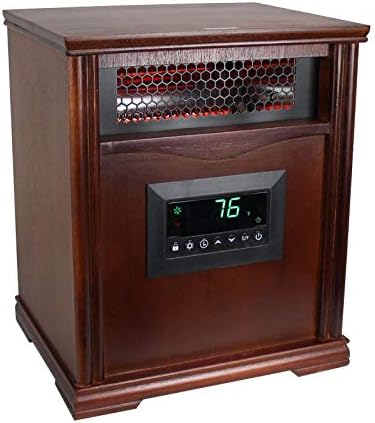Lifesmart 1500W Portable Electric Infrared Space Heater 2 Pack