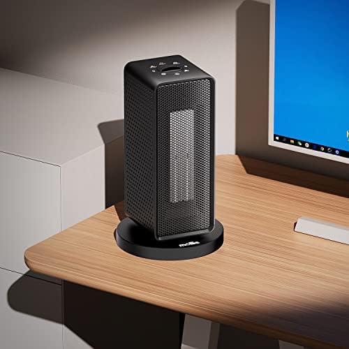 MoNiBloom Mollie Space Heater Quiet Fast Heating with 3 Modes and Safety Features