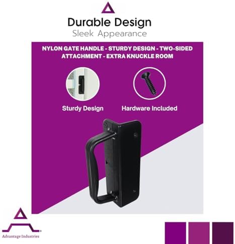 ADVANTAGE INDUSTRIES Heavy Duty Nylon Gate Handle