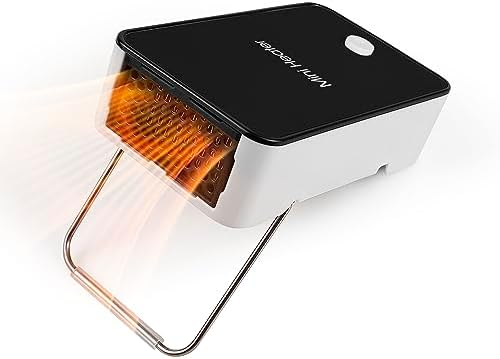 UCAN Portable Mini Electric Space Heater for Room Office Desktop Black