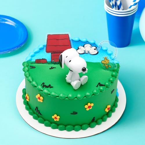 Peanuts Snoopy and Woodstock Cake Topper 3-Piece Set