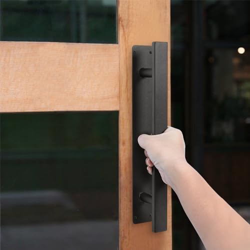Purife 12 Inch Heavy Duty Metal Gate Pull Handles Pack of 2