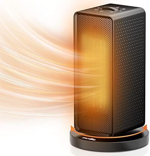 MoNiBloom Mollie Space Heater Quiet Fast Heating with 3 Modes and Safety Features