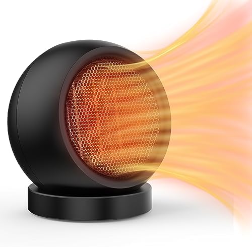 Safe Efficient Desk Heater with Automatic Shut Off