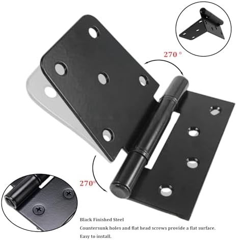 CTrowelpro 3-12 Heavy Duty Gate Hinges 8 Pack