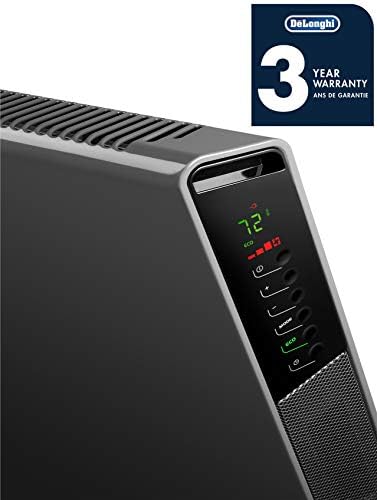 DeLonghi 1500W Convection Panel Heater with Timer and Anti-Freeze