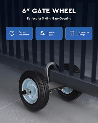 CO-Z 6 Inch Heavy Duty Sliding Gate Wheel