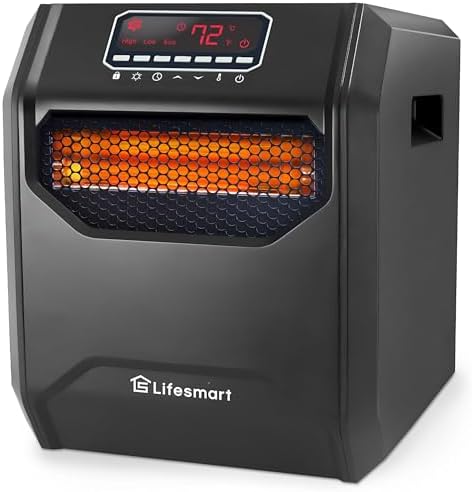 LifeSmart Infrared Electric Heater 1500W with Remote and Display