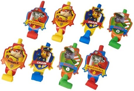 Paw Patrol Multicolor Blowouts - 5 Inch 8 Pieces