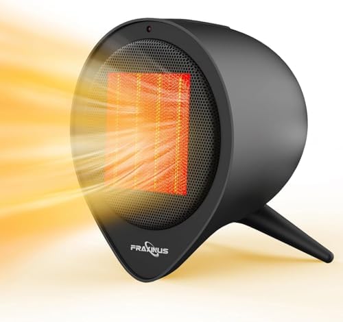 Fraxinus 1500W PTC Ceramic Space Heater with 15H Timer