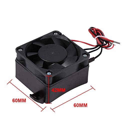 Zerodis 12V 100W Adjustable PTC Air Heater for Small Space