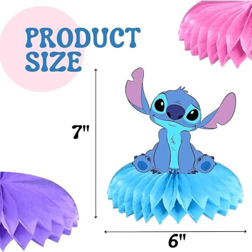 Lilo and Stitch Honeycomb Centerpieces 9PCS Set