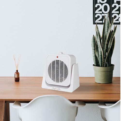 Comfort Glow EFH1527 Electric Fan Heater White