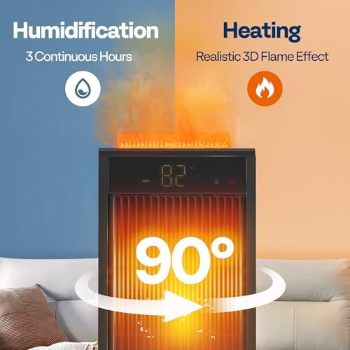 VIVOHOME Space Heater with Humidifier and Remote