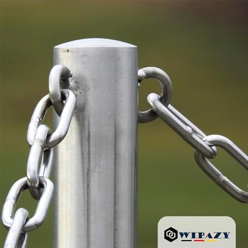 WIPAZY 20 Chain Lock with Dual Clips for Gates Pet Enclosures
