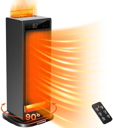 VIVOHOME Space Heater with Humidifier and Remote