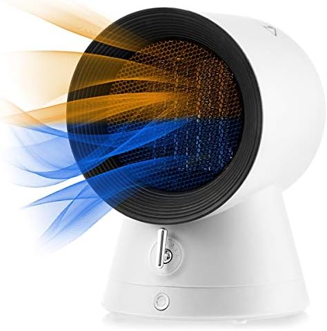 COSTWAY 2 in 1 Space Heater and Fan with 3 Modes