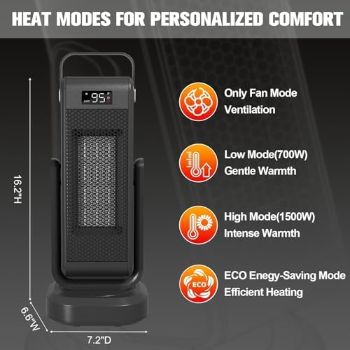 Beautyfan 17 Ceramic Space Heater with Remote Control