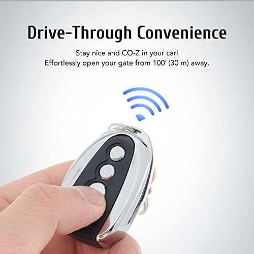 CO-Z Sliding Gate Opener Remote Control with Backup Key