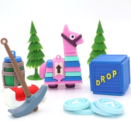 BiBo Game Cake Topper Set for Themed Parties