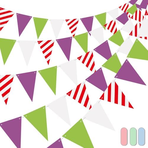 5 Pieces Buzz Themed Birthday Banners with Flags and Rope