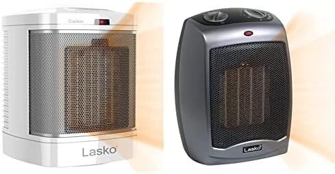 Lasko Small Ceramic Space Heater for Home and Bathroom Use