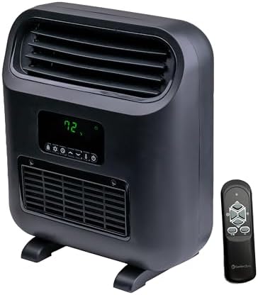 Comfort Zone Wall Mount Space Heater with Timer and Remote Control