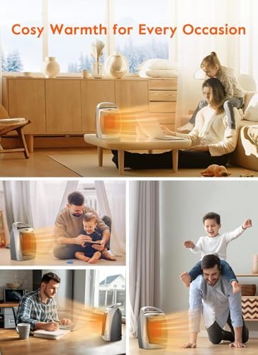 GiveBest 1500W Portable Space Heater with Timer 4 Modes