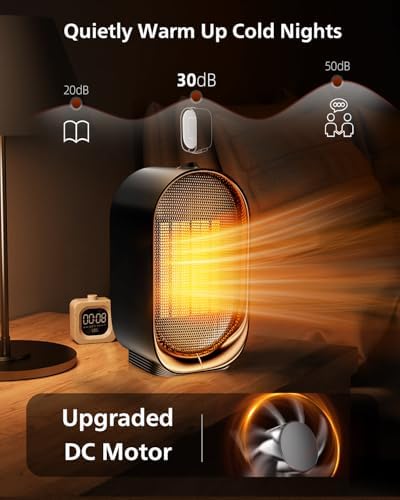 LINFOX Energy Efficient Space Heater with Safe Quiet PTC Ceramic Technology