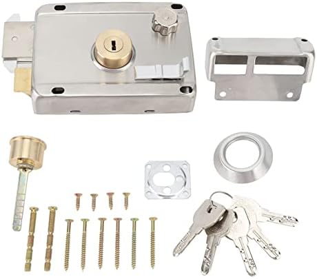 Stainless Steel Exterior Gate Lock with Anti Theft Handle