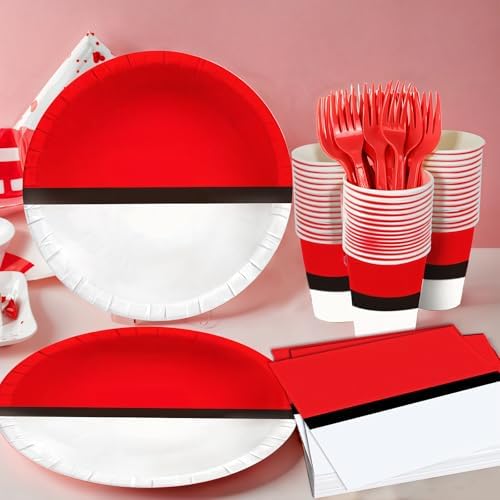 162Pcs Cartoon Birthday Party Decor Set for 24 Guests