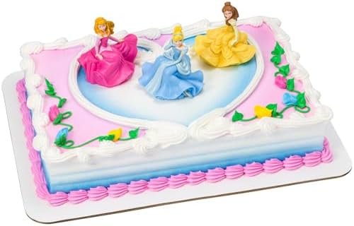 DecoSet Disney Princess Cake Topper Set 3-Piece