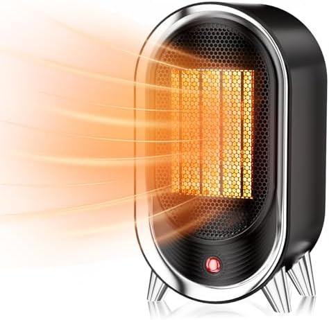 Feculs Space Heater for Desk - Black