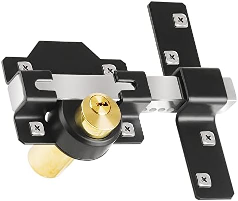 AceFox 2 Heavy Duty Gate Lock with 5 Keys