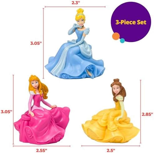 DecoSet Disney Princess Cake Topper Set 3-Piece