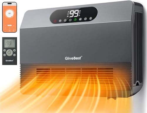 GiveBest Smart Wall Heater with Thermostat and Alexa Compatibility