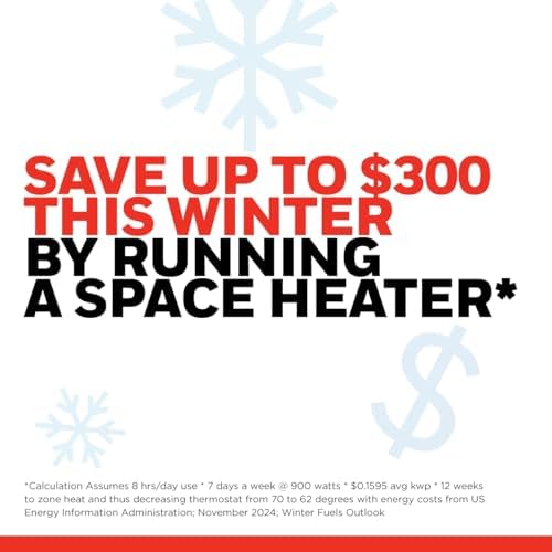 Honeywell UberHeat Plus Ceramic Space Heater for Small Rooms