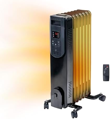 Comfort Zone 1500W Radiator Heater with Remote Control 1