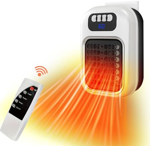 370W Fast Heating Space Heater with Timer