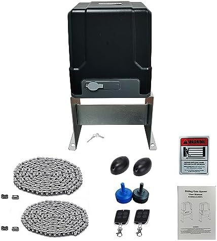 GATEXPERT Fast Sliding Gate Opener Kit GT1100DC-J Black