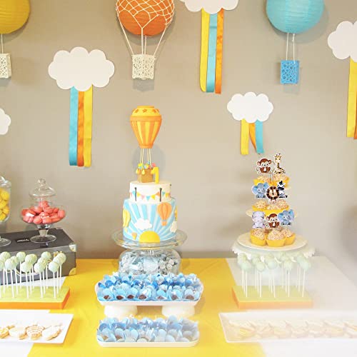 36PCS Jungle Animals Cupcake Toppers - Forest Theme Decor