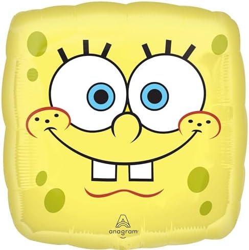 SpongeBob Birthday Balloon Bouquet 7pc Decorations